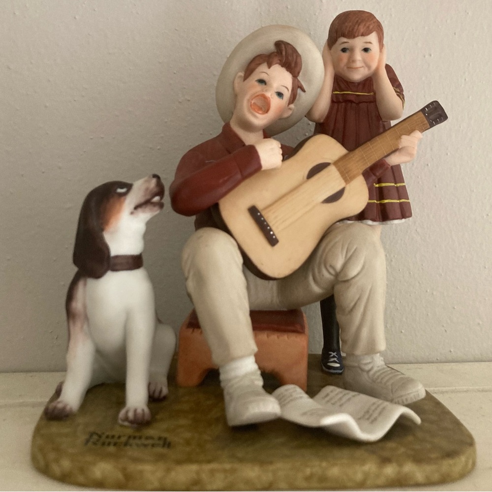 Norman Rockwell “Music Man” Porcelain Figurine